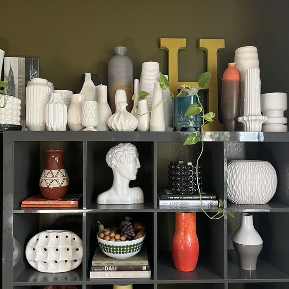 DAISY Head Face Ceramic Bust Figural Statue Figurine White Floral Etched Elegant - Picture 6 of 17